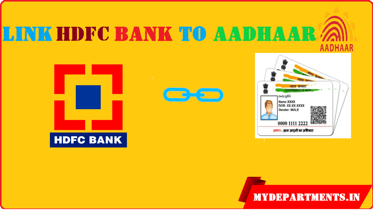 link HDFC to aadhaar
