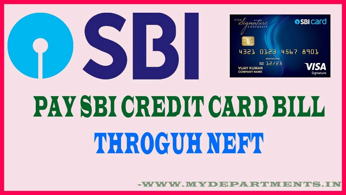 sbi credit card bill payment